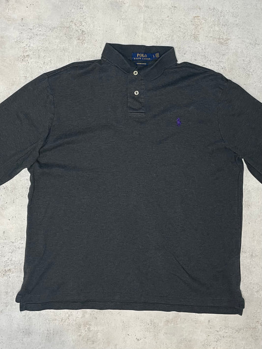 Ralph Lauren Poloshirt Lang Dunkelgrau L