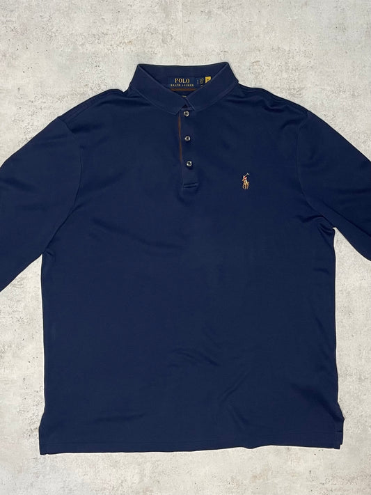Ralph Lauren Poloshirt Lang Dunkelblau L