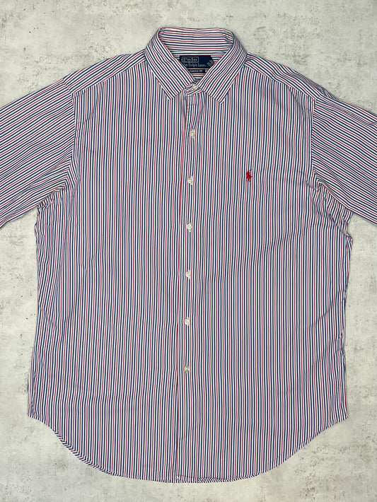 Ralph Lauren Hemd Blau/Rot/Weiß L
