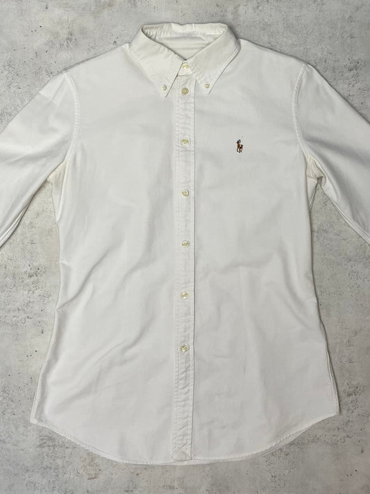 Ralph Lauren Bluse Weiß S