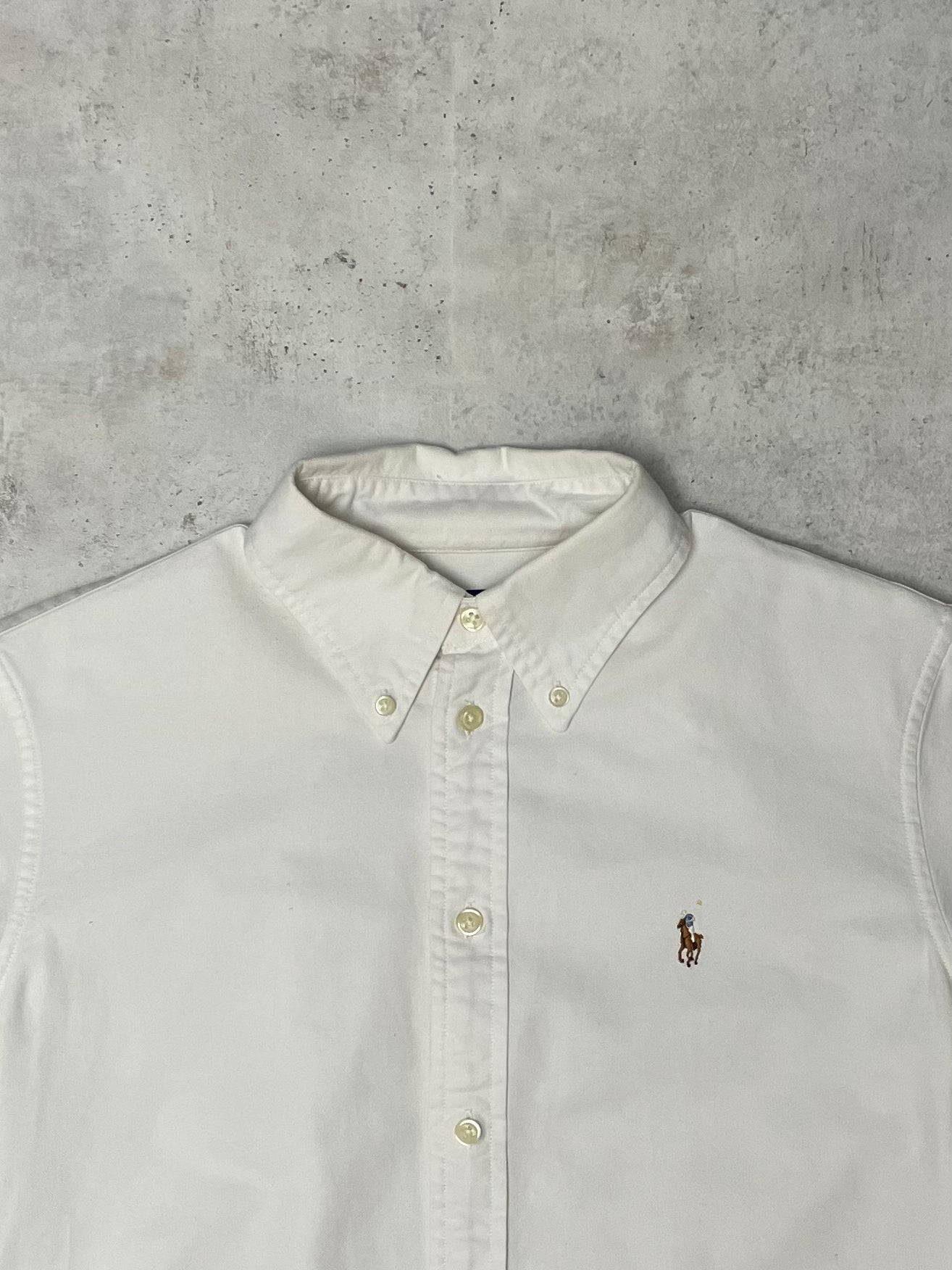 Ralph Lauren Bluse Weiß S