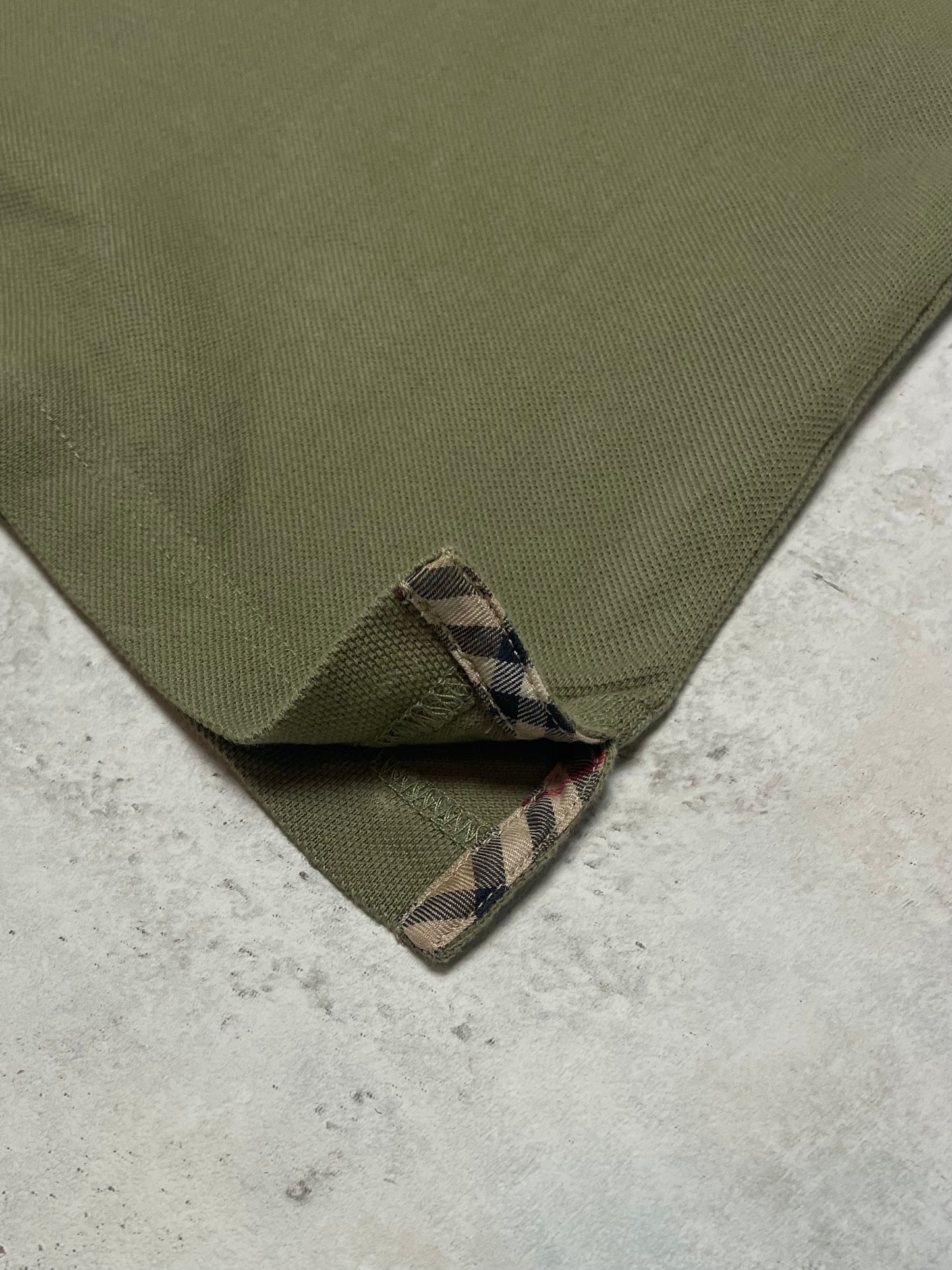 Burberry Poloshirt Kurz Khaki M