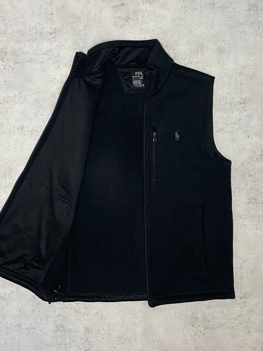 Ralph Lauren Fleeceweste Schwarz S