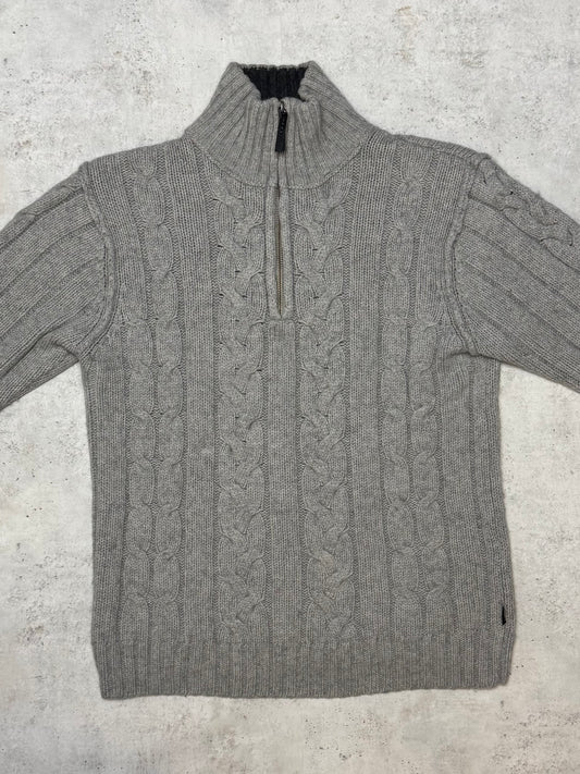 Gant Quarter-Zip Grau S