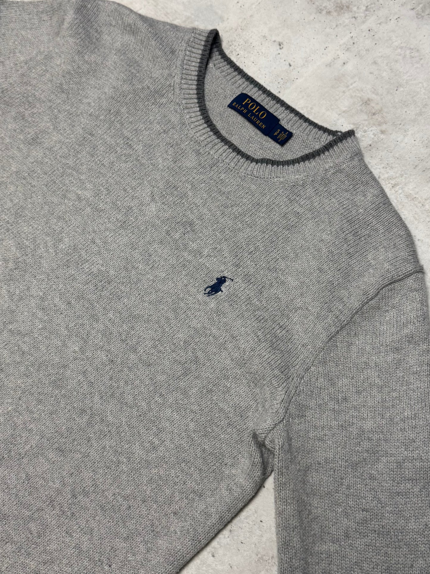 Ralph Lauren Rundhalspullover Grau S