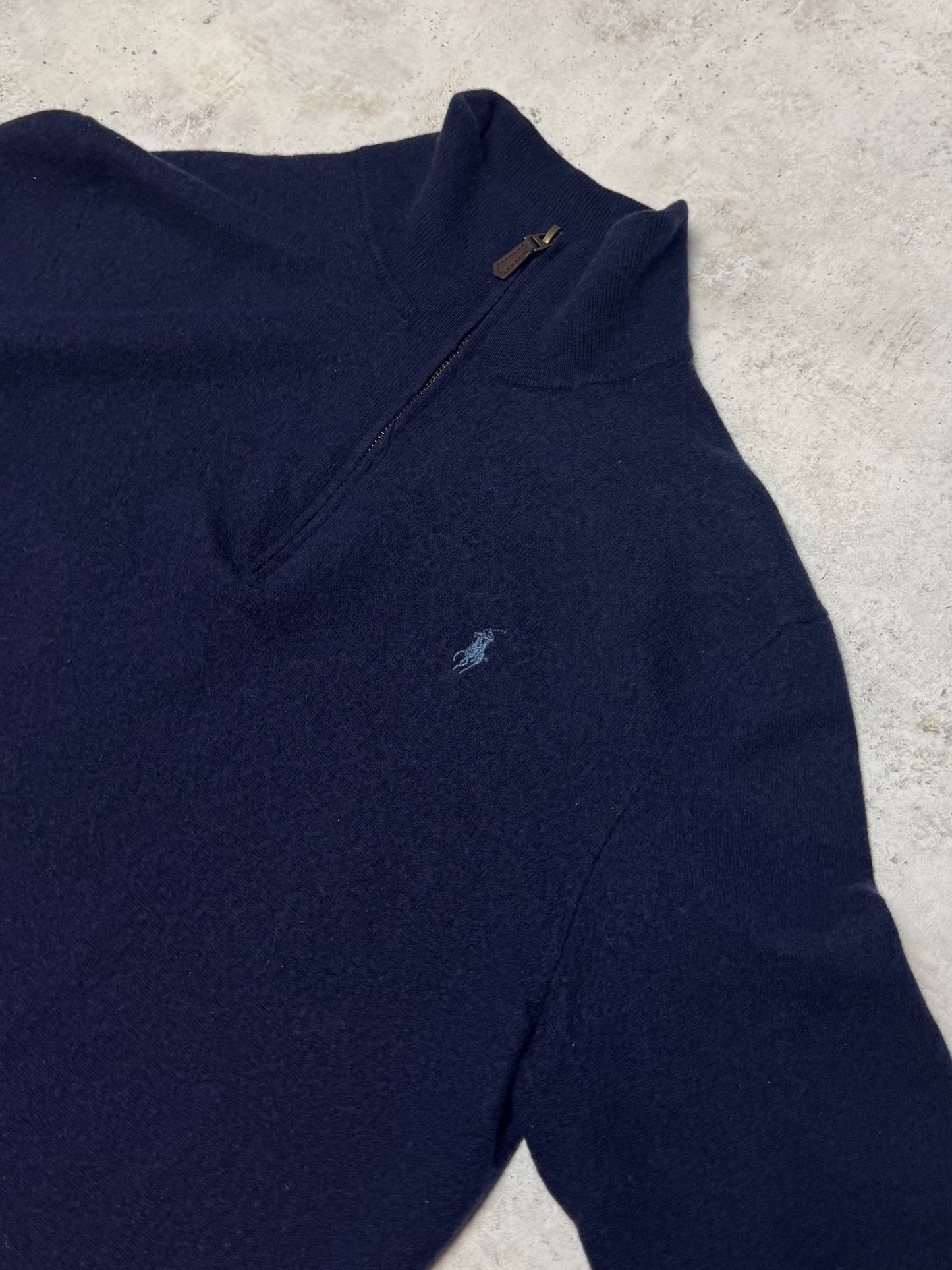 Ralph Lauren Quarter-Zip Dunkelblau M