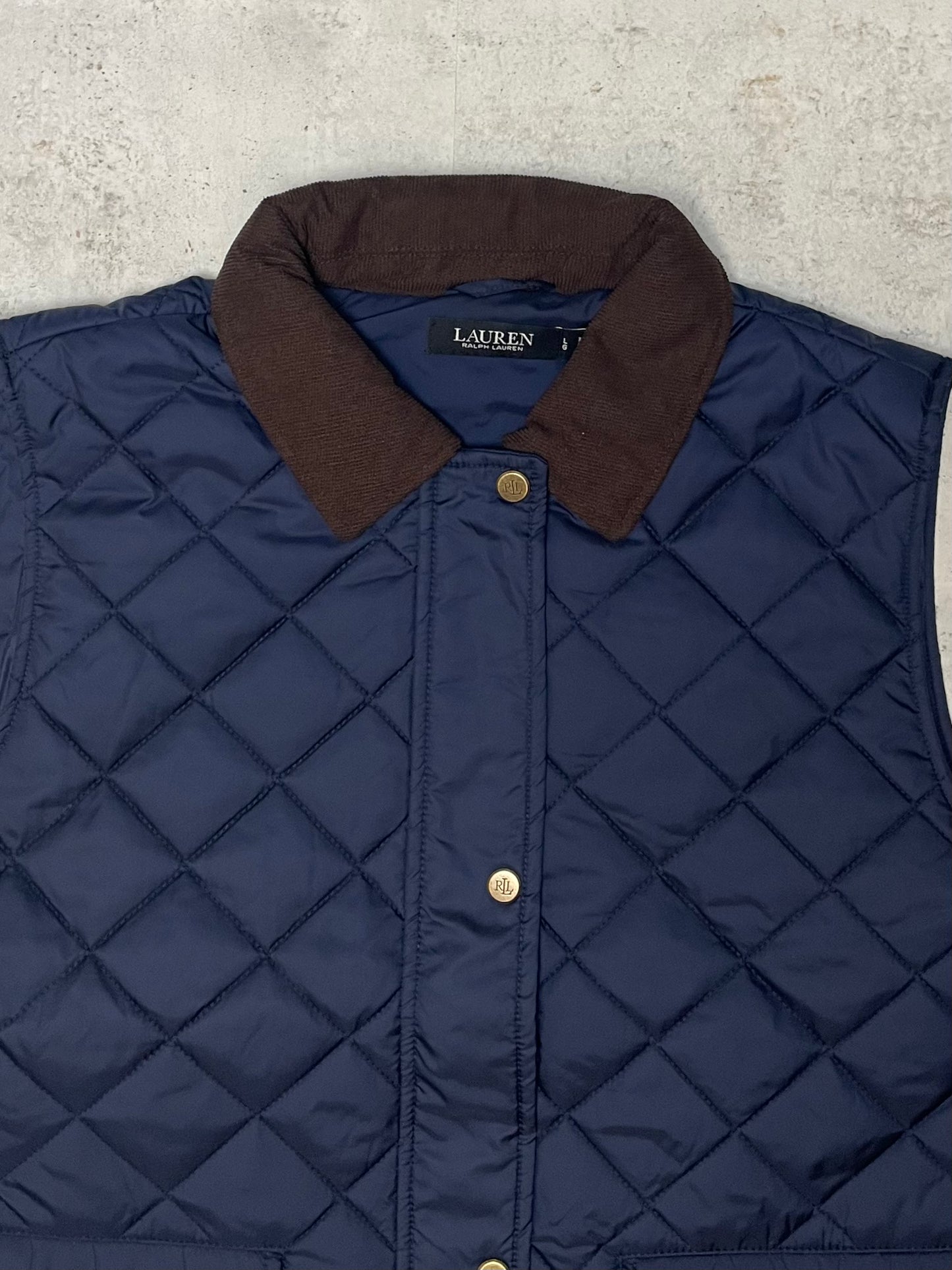 Ralph Lauren Steppweste Dunkelblau L