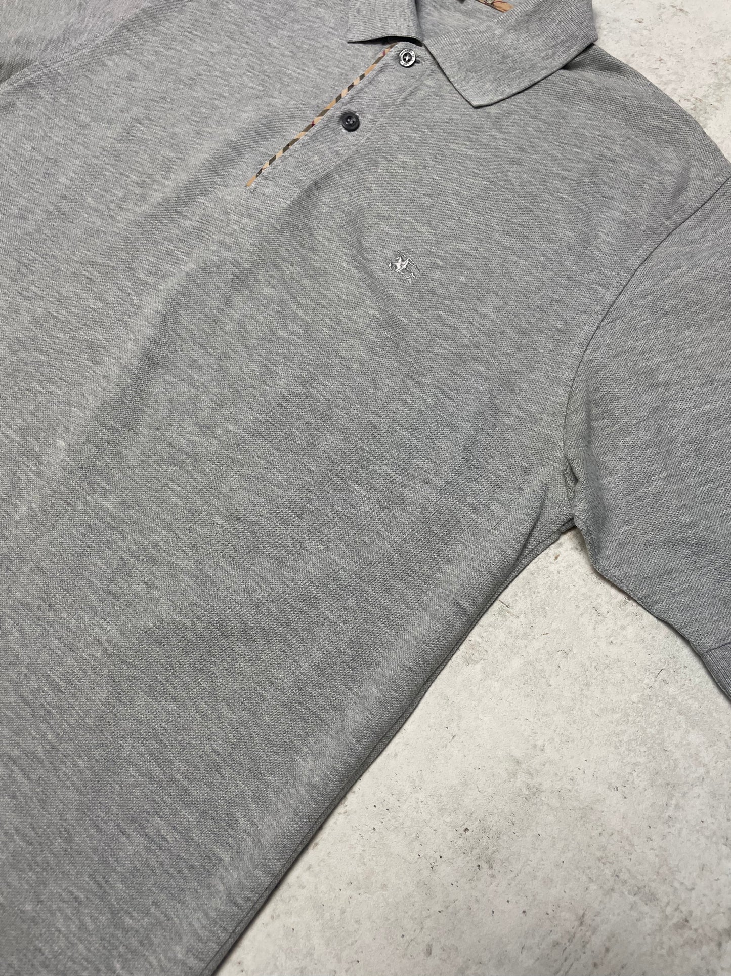 Burberry Poloshirt Kurz Grau L