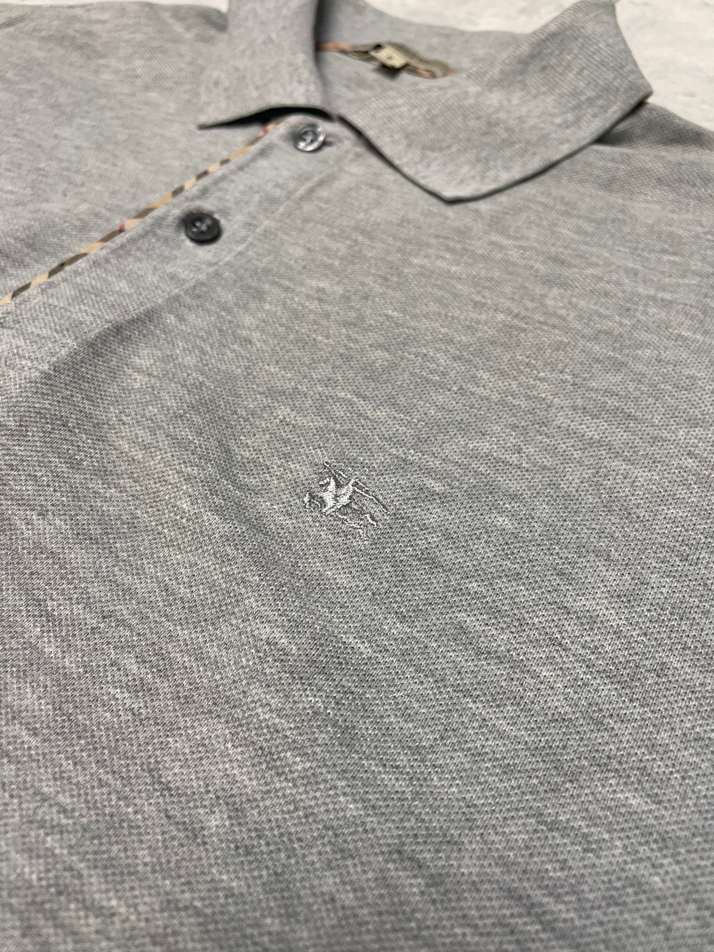 Burberry Poloshirt Kurz Grau L