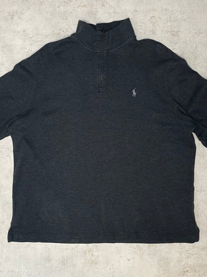 Ralph Lauren Quarter-Zip Dunkelgrau L