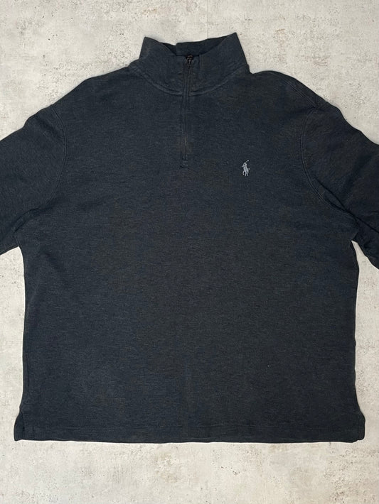 Ralph Lauren Quarter-Zip Dunkelgrau L