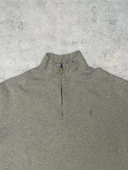 Ralph Lauren Quarter-Zip Beige L