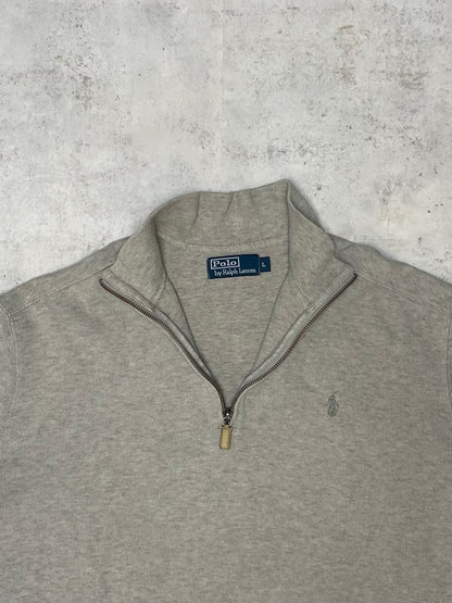 Ralph Lauren Quarter-Zip Beige L