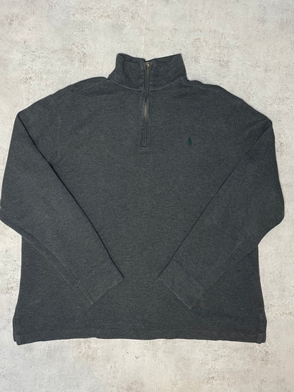 Ralph Lauren Quarter-Zip Dunkelgrau L