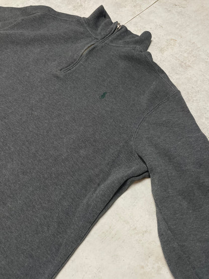 Ralph Lauren Quarter-Zip Dunkelgrau L