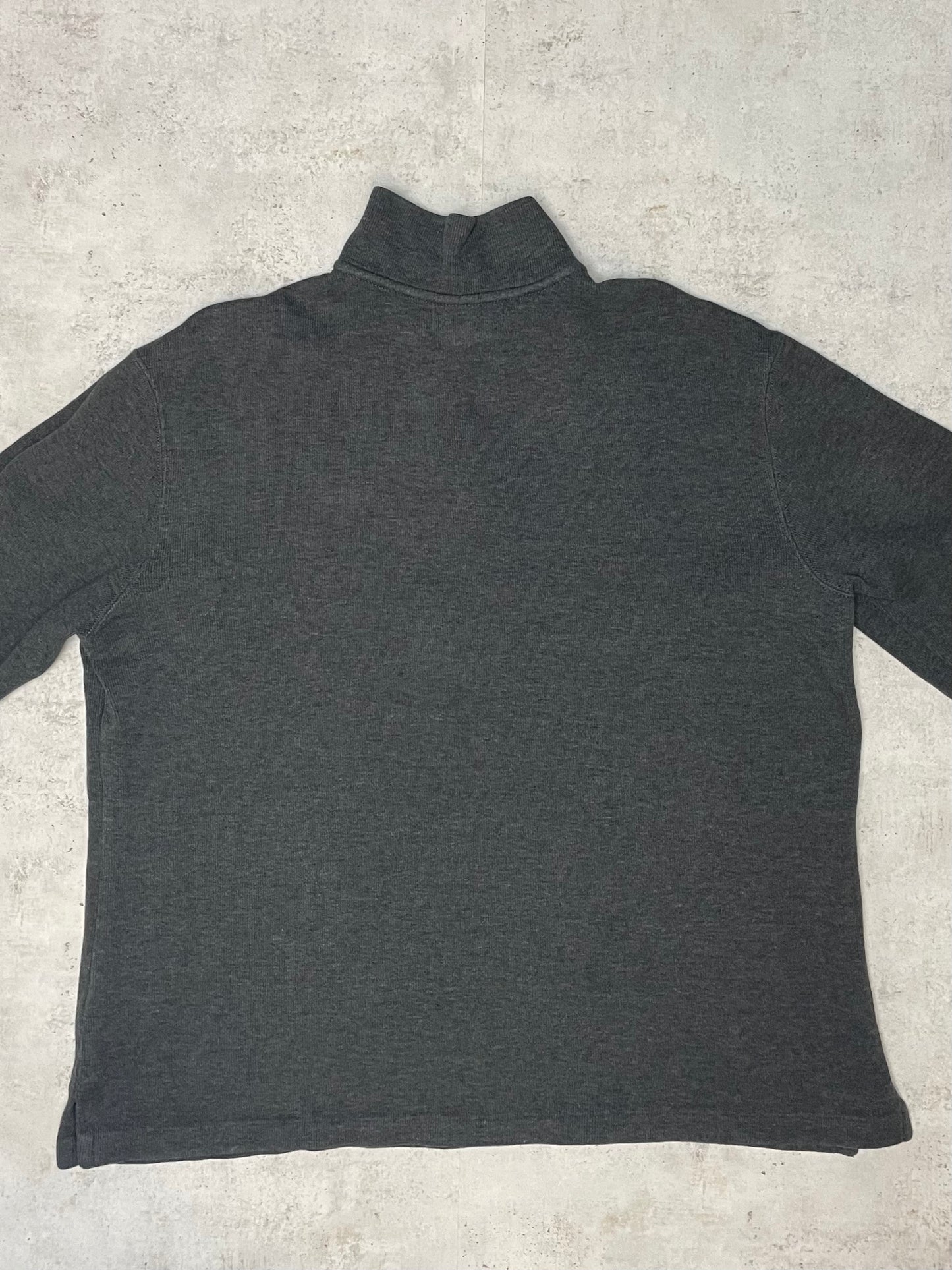 Ralph Lauren Quarter-Zip Dunkelgrau L