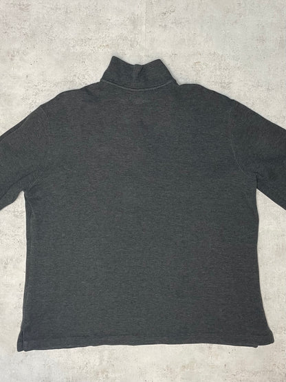 Ralph Lauren Quarter-Zip Dunkelgrau L