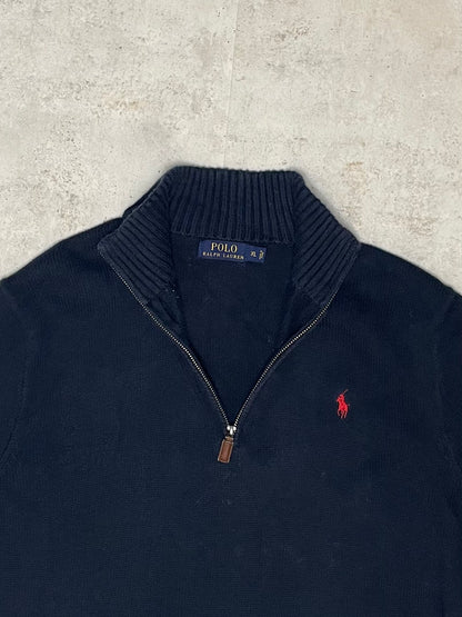 Ralph Lauren Quarter-Zip Dunkelblau L