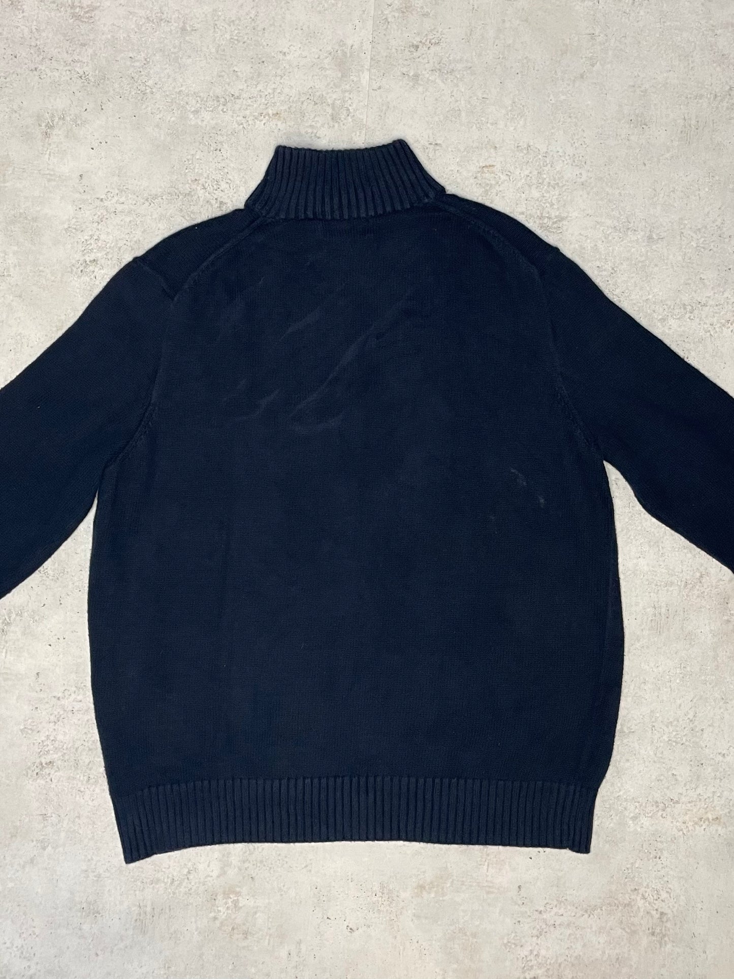 Ralph Lauren Quarter-Zip Dunkelblau L