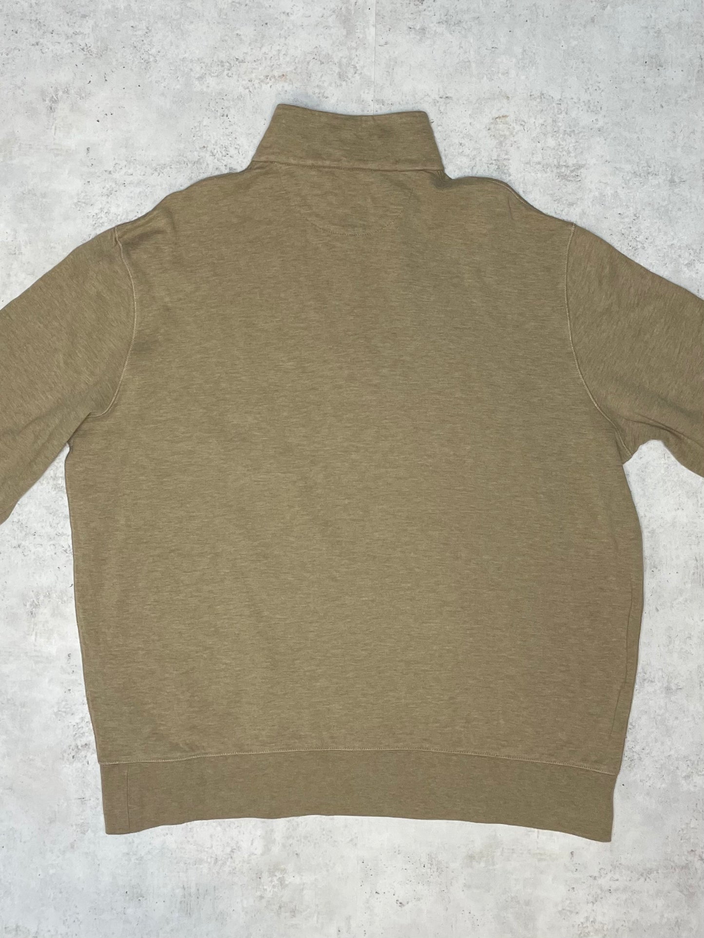 Ralph Lauren Quarter-Zip Beige L