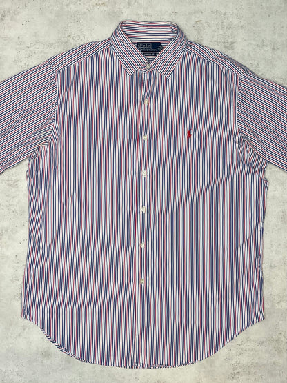 Ralph Lauren Hemd Blau/Rot/Weiß L