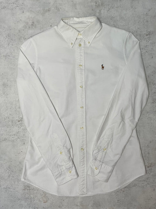 Ralph Lauren Bluse Weiß S