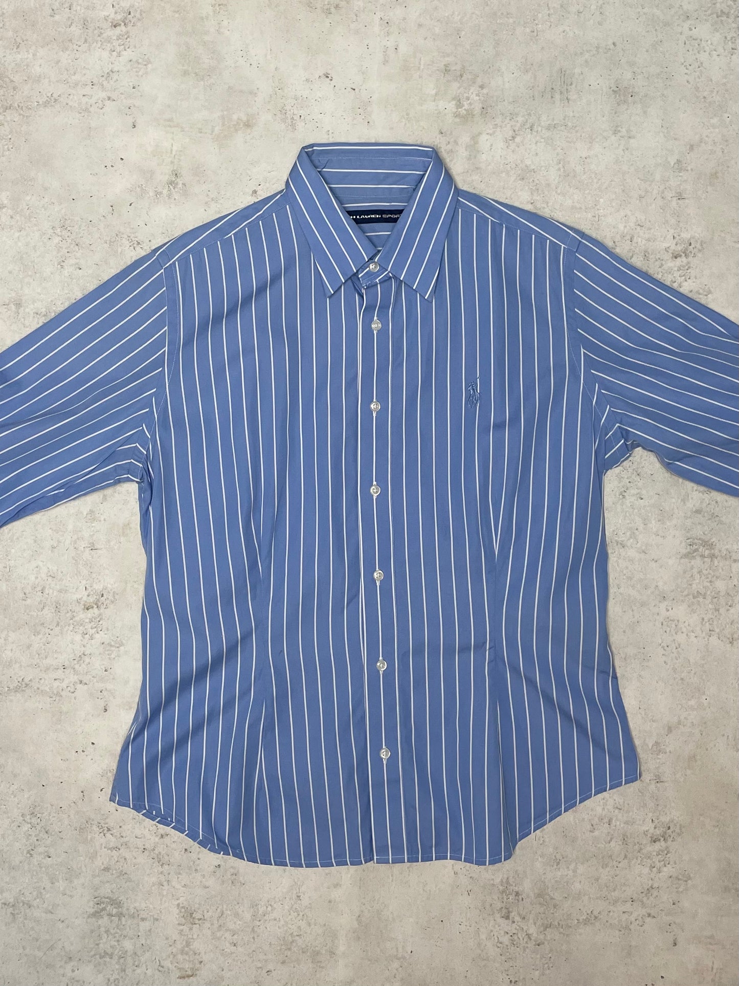 Ralph Lauren Bluse Kurzarm Hellblau M