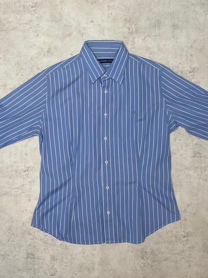 Ralph Lauren Bluse Kurzarm Hellblau M