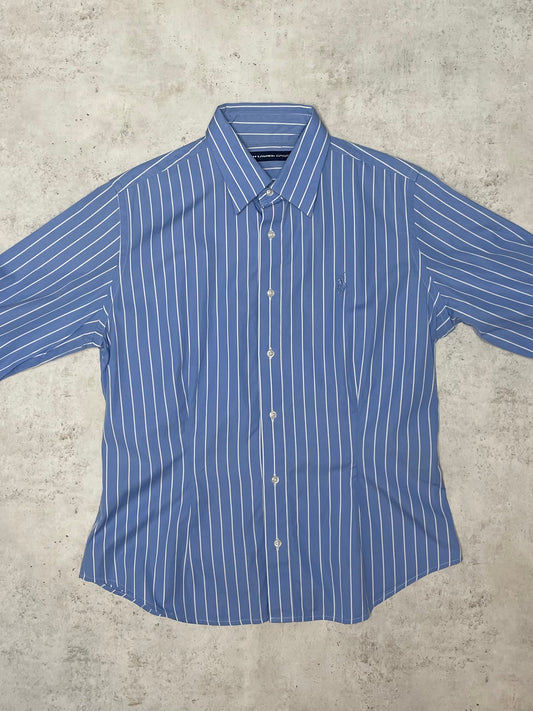 Ralph Lauren Bluse Kurzarm Hellblau M