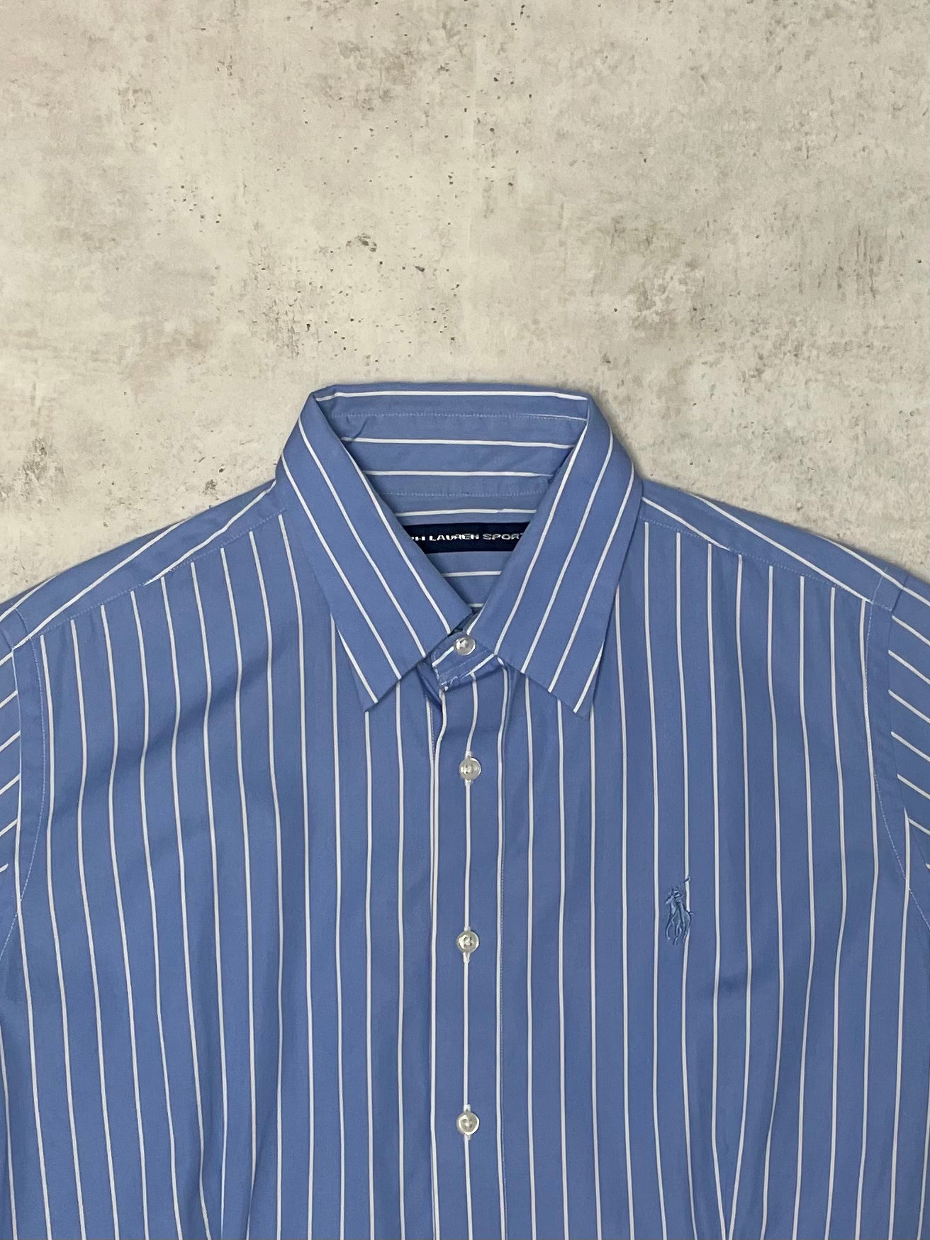 Ralph Lauren Bluse Kurzarm Hellblau M