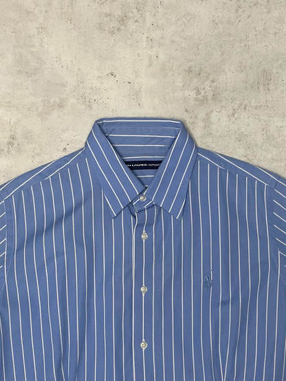 Ralph Lauren Bluse Kurzarm Hellblau M