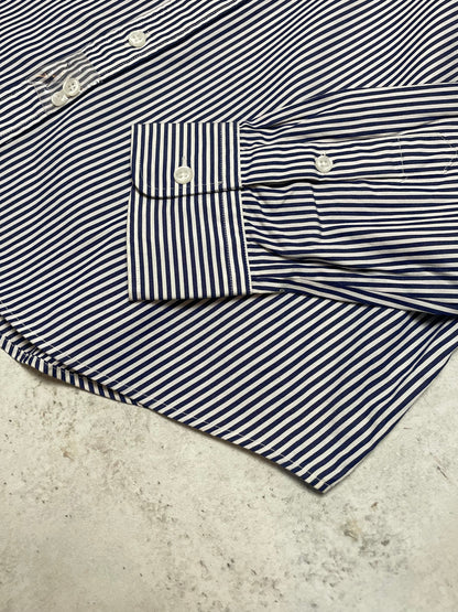 Ralph Lauren Bluse Dunkelblau/Weiß M