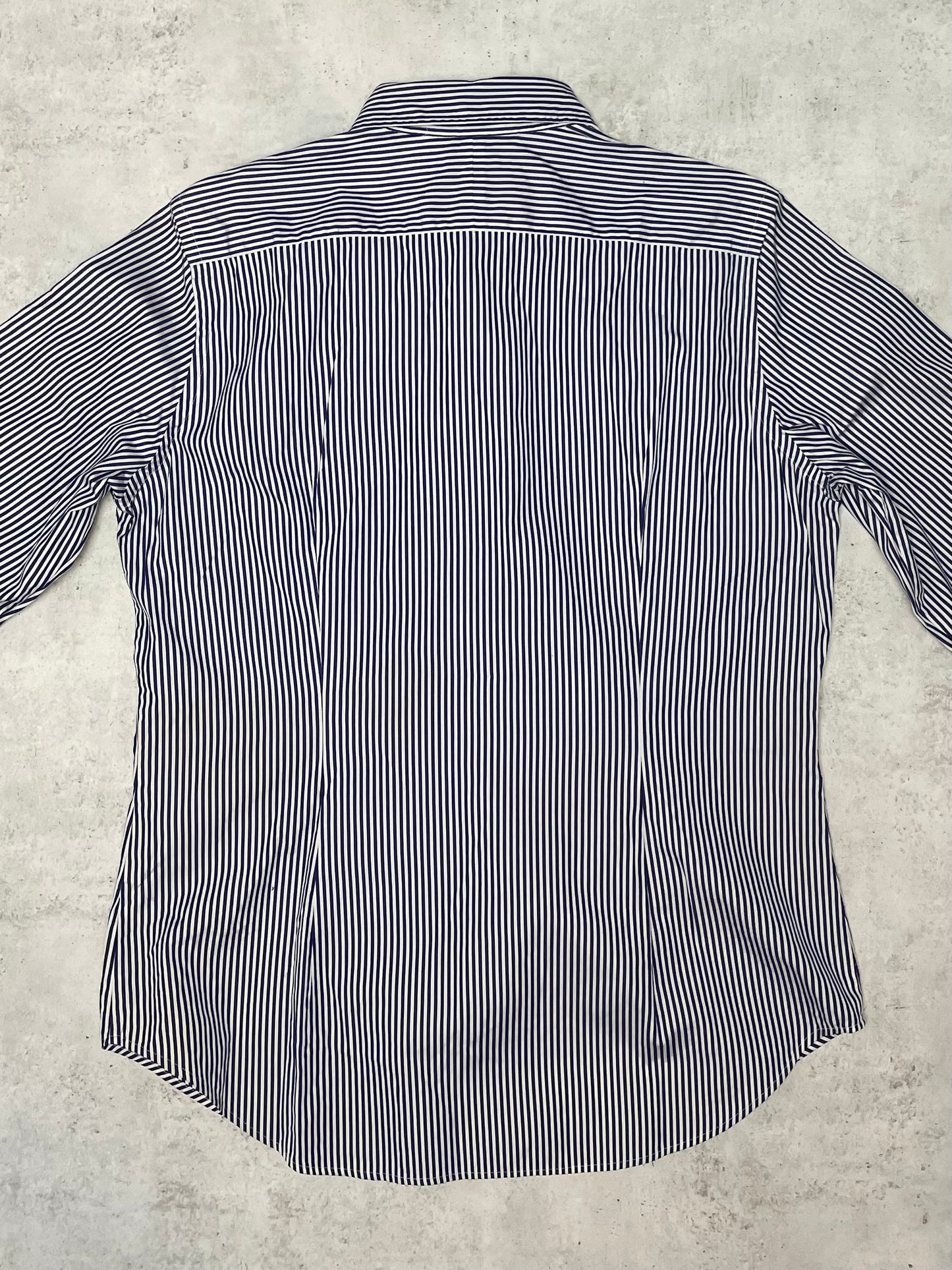 Ralph Lauren Bluse Dunkelblau/Weiß M