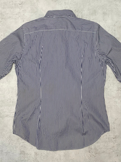 Ralph Lauren Bluse Dunkelblau/Weiß M