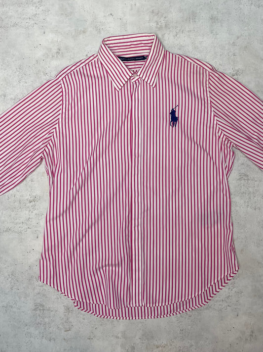 Ralph Lauren Bluse  Pink/Weiß M