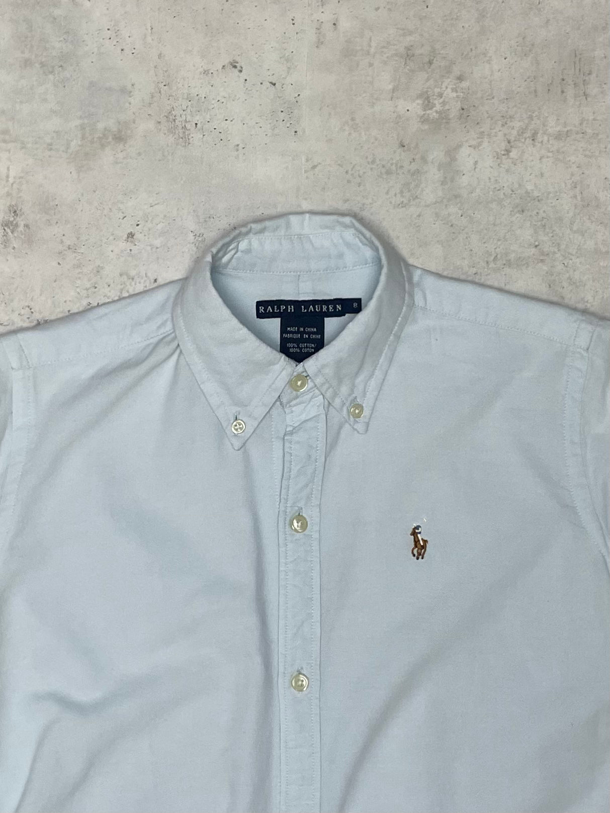 Ralph Lauren Bluse Hellblau S