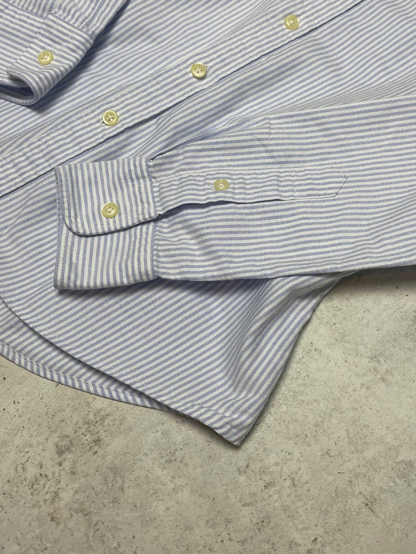 Ralph Lauren Bluse Hellblau/Weiß XS
