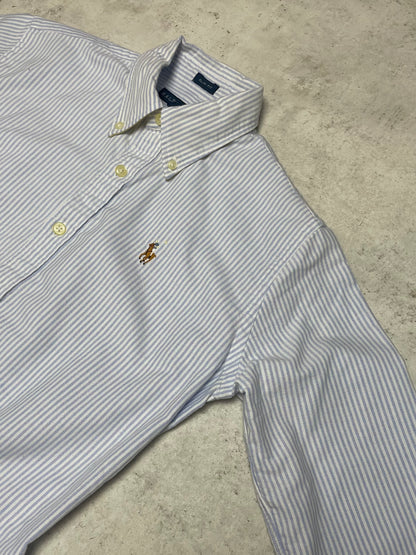 Ralph Lauren Bluse Hellblau/Weiß XS