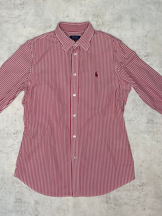Ralph Lauren Bluse Rot/Weiß M