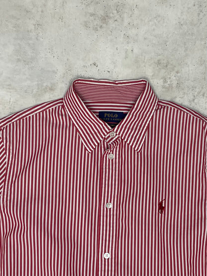 Ralph Lauren Bluse Rot/Weiß M