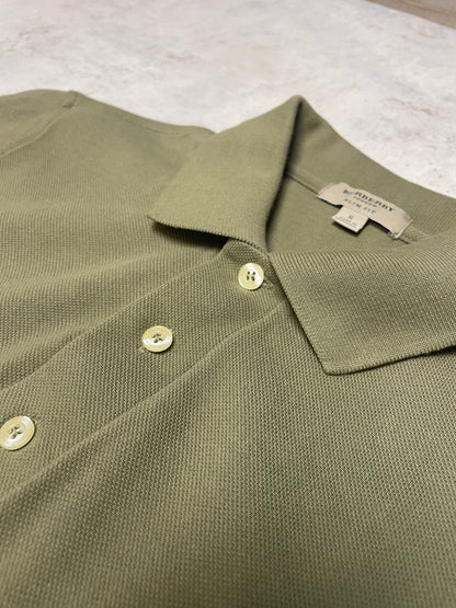 Burberry Poloshirt Kurz Khaki M