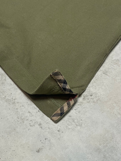 Burberry Poloshirt Kurz Khaki M