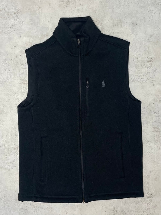Ralph Lauren Fleeceweste Schwarz S