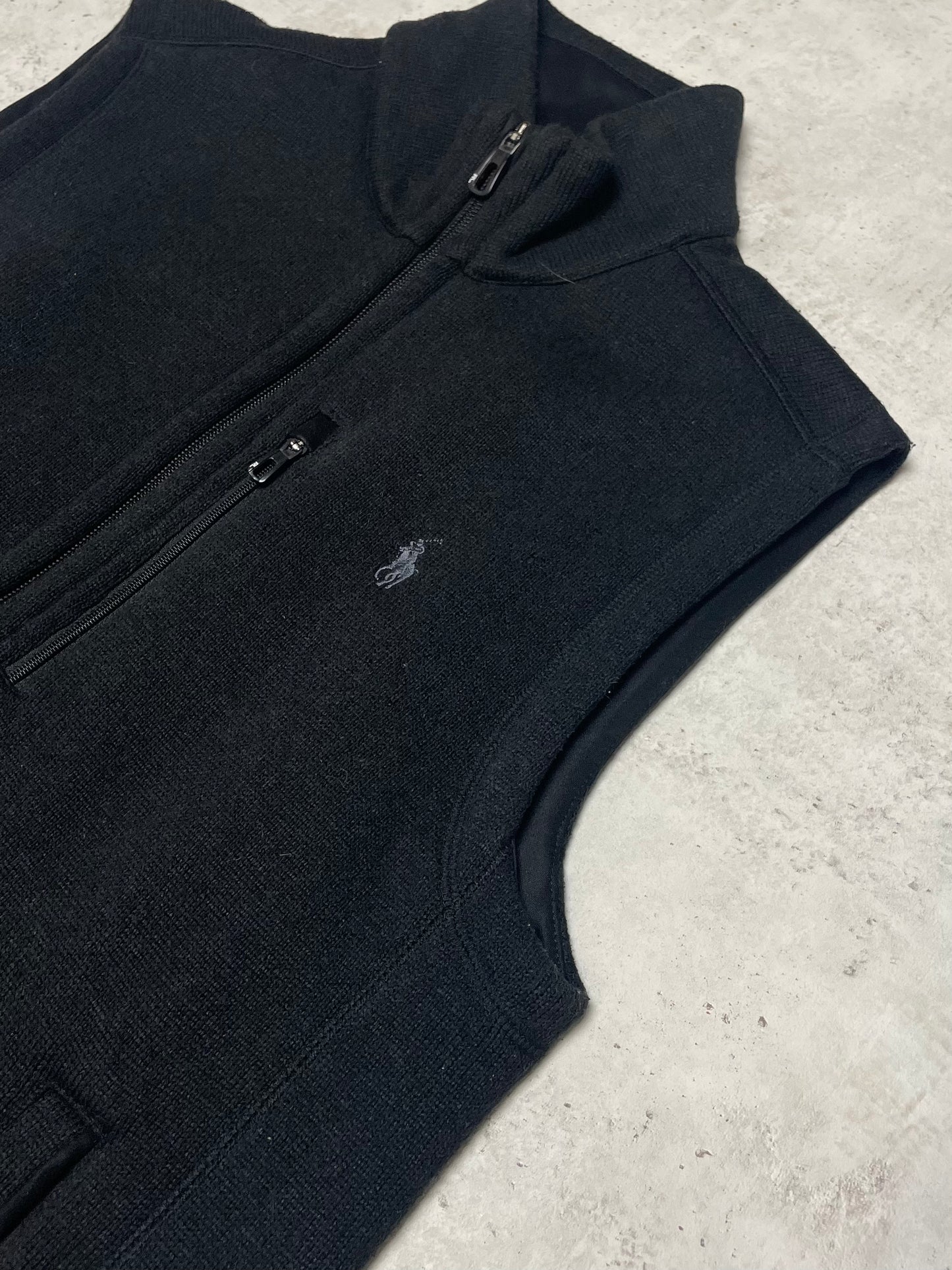 Ralph Lauren Fleeceweste Schwarz S