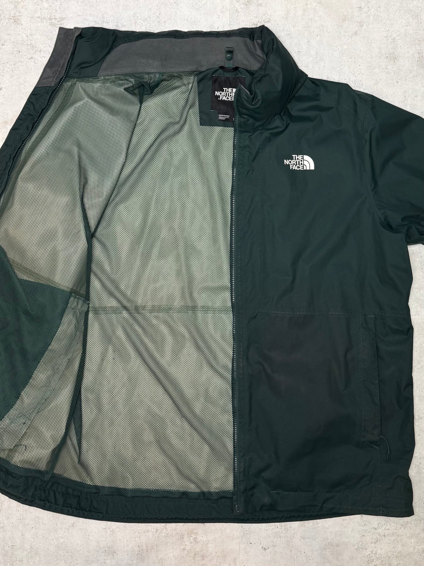 The North Face Regenjacke Dunkelgrün XL