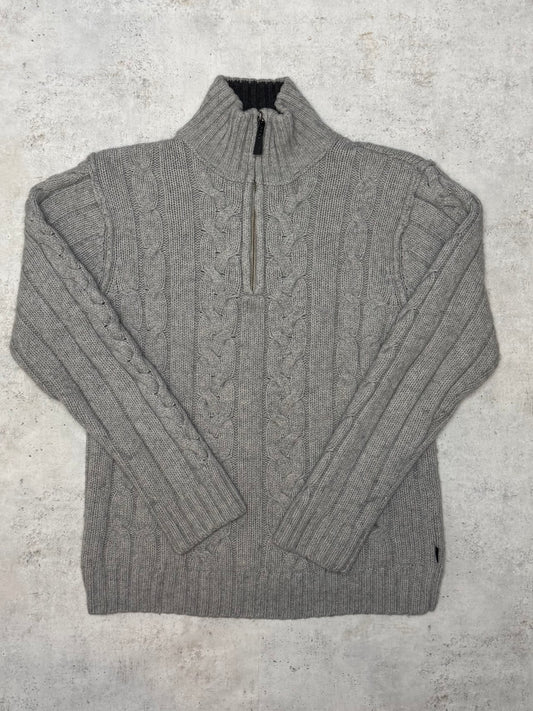 Gant Quarter-Zip Grau S
