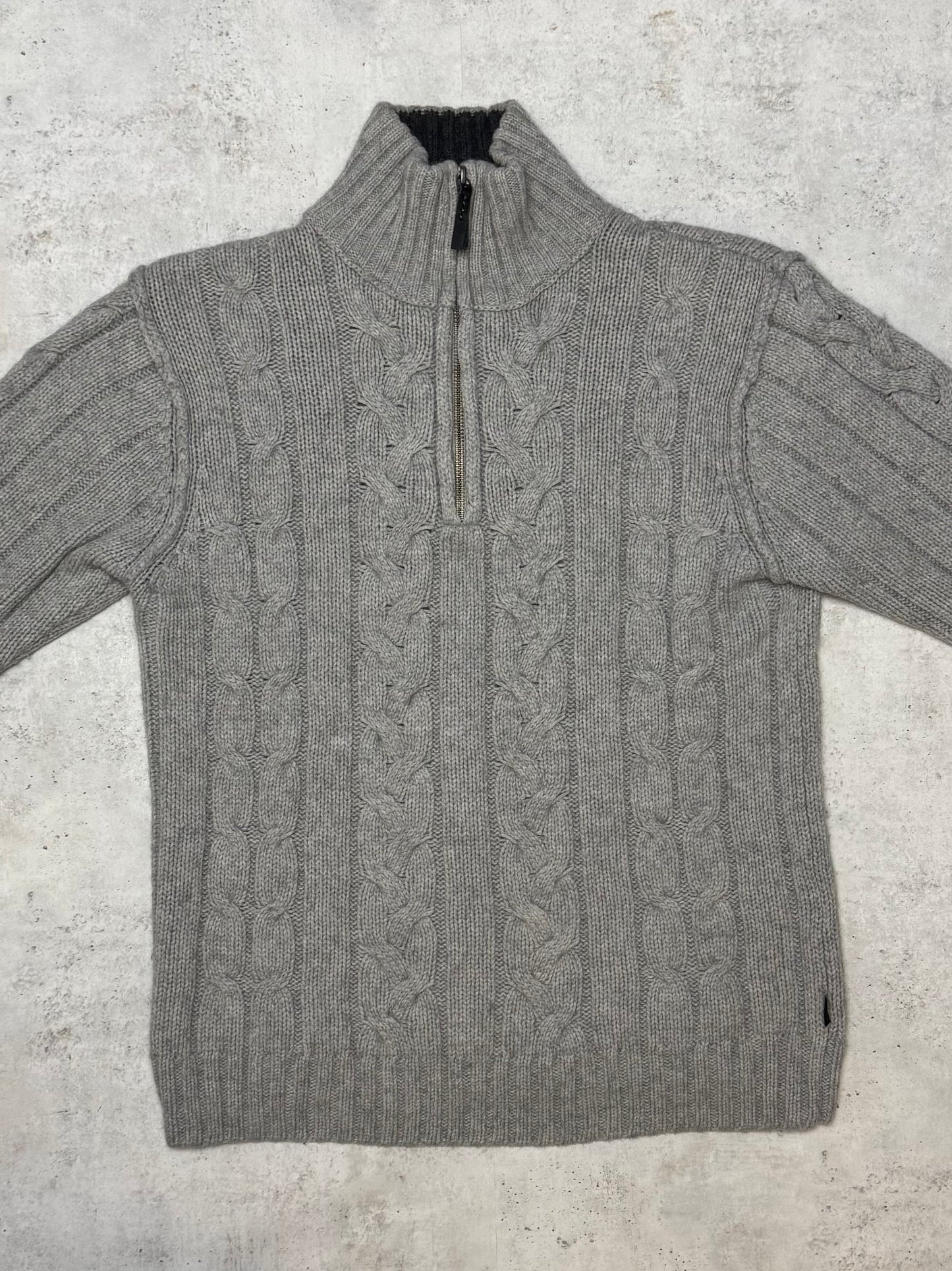 Gant Quarter-Zip Grau S