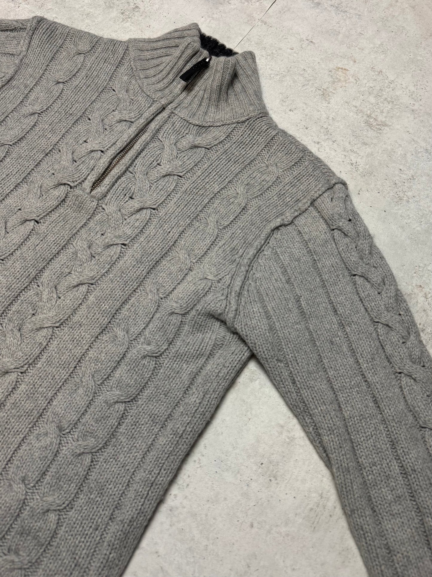Gant Quarter-Zip Grau S