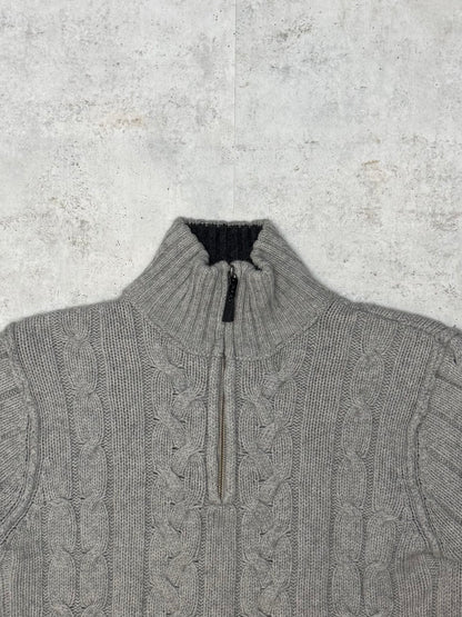 Gant Quarter-Zip Grau S