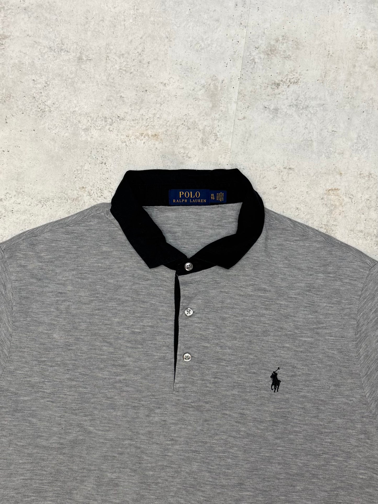 Ralph Lauren Poloshirt Kurz Grau XL